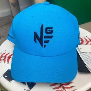 Men’s Contour Adjustable Light Blue Golf Hat Cap